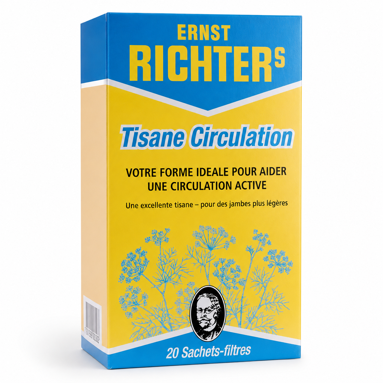 Tisane Circulation Ernst Richter’s boîte de 20 sachets filtres