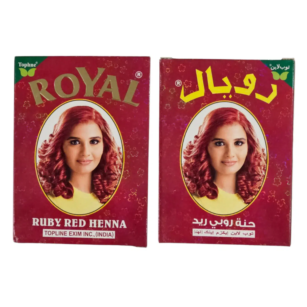 Henné Royal Ruby Rouge Couleur Intense